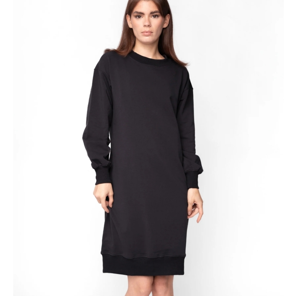 Charcoal Oversized Sweatshirt Dress XXL NWT